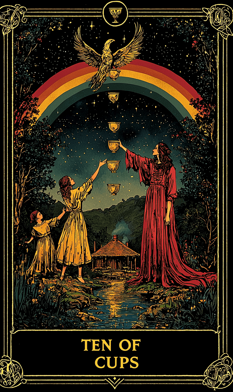 สิบแห่งถ้วย (Ten of Cups)