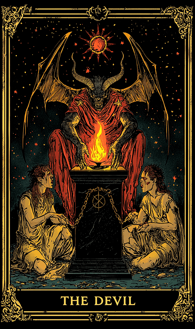 ไพ่ The Devil (มาร) ไพ่ทาโรต์ Major Arcana ลำดับที่ 15