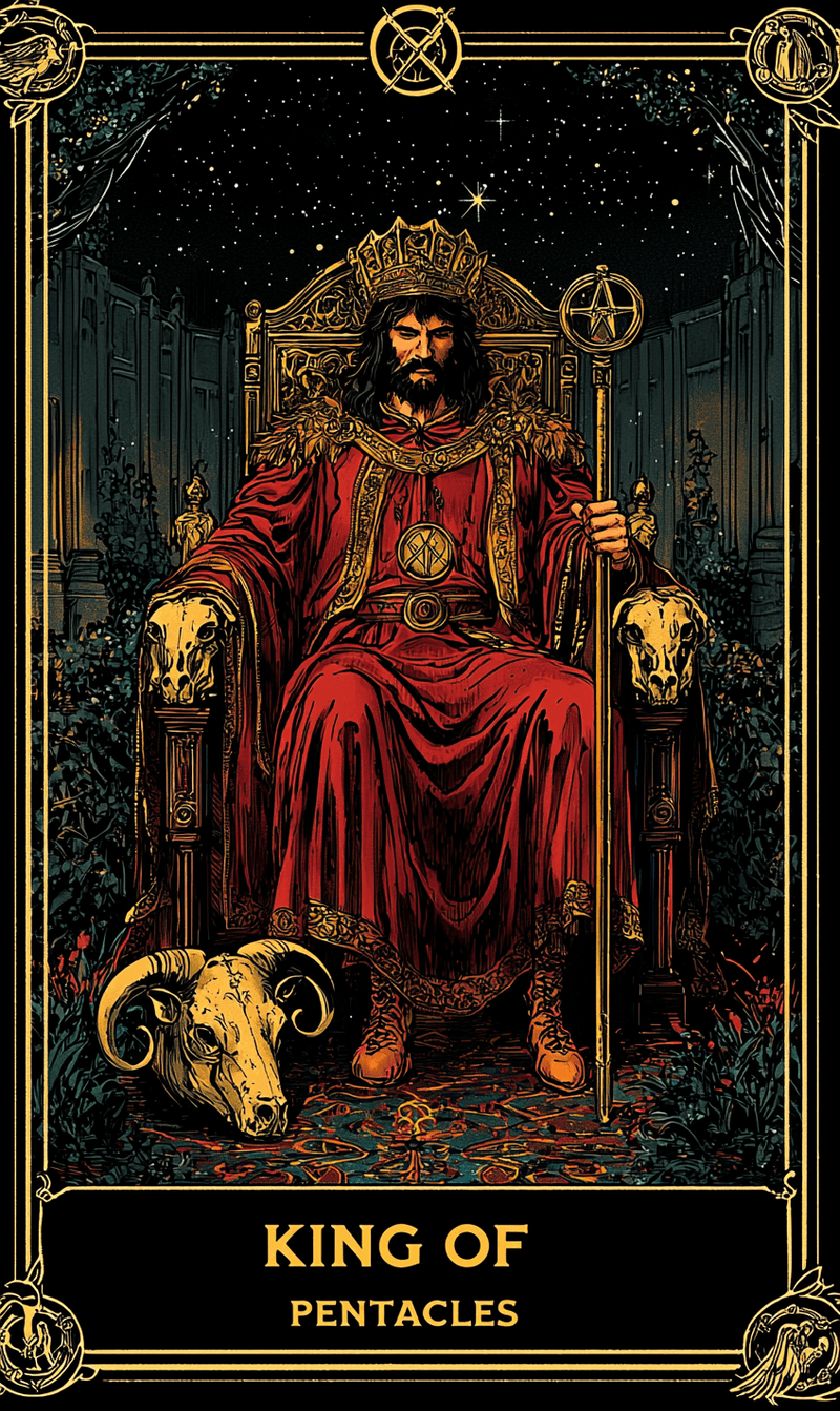 ราชาแห่งเหรียญ (King of Pentacles)