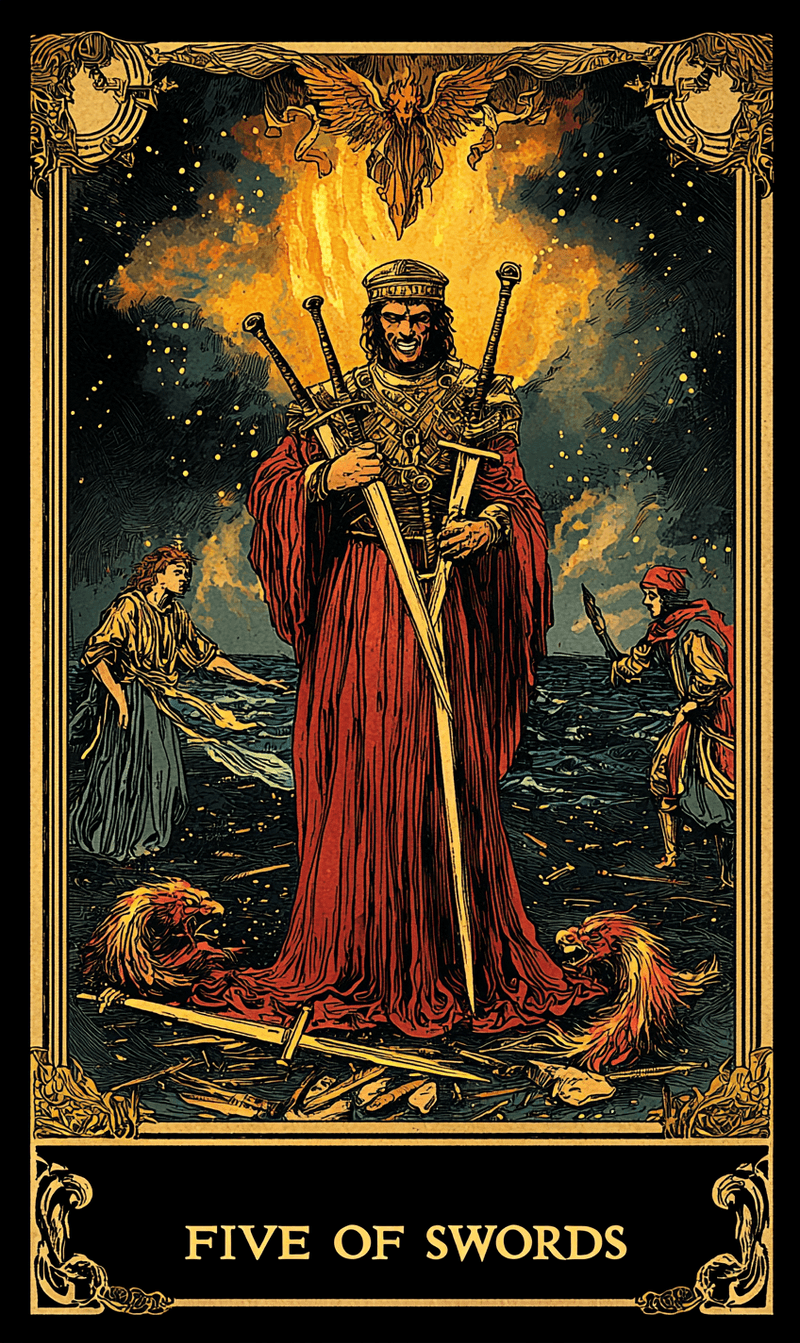 ห้าแห่งดาบ (Five of Swords)