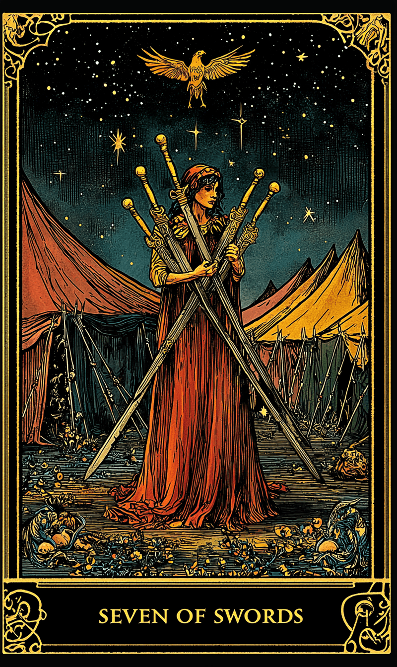 เจ็ดแห่งดาบ (Seven of Swords)